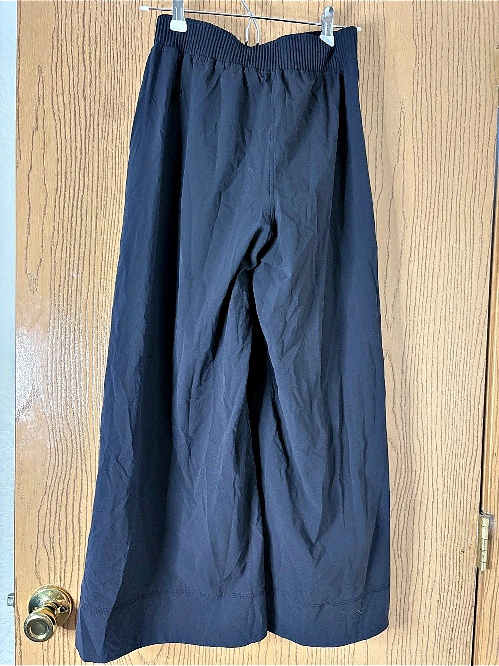 Lululemon Groove High-Rise Mixed-Rib Wide-Leg Pant Black